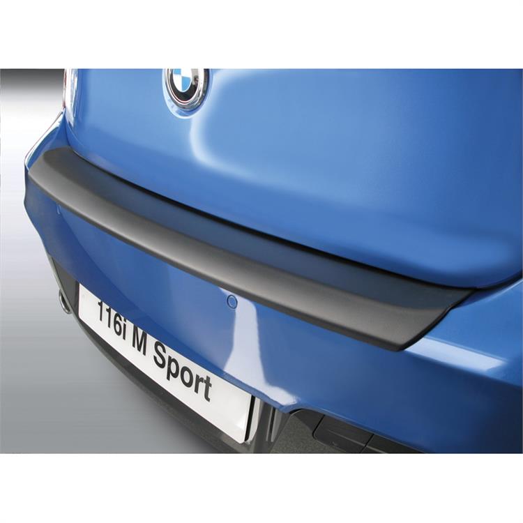 ABS Achterbumper beschermlijst BMW 1-Serie F20/F21 3/5 deurs 'M-Sport' 2011-2015 Zwart