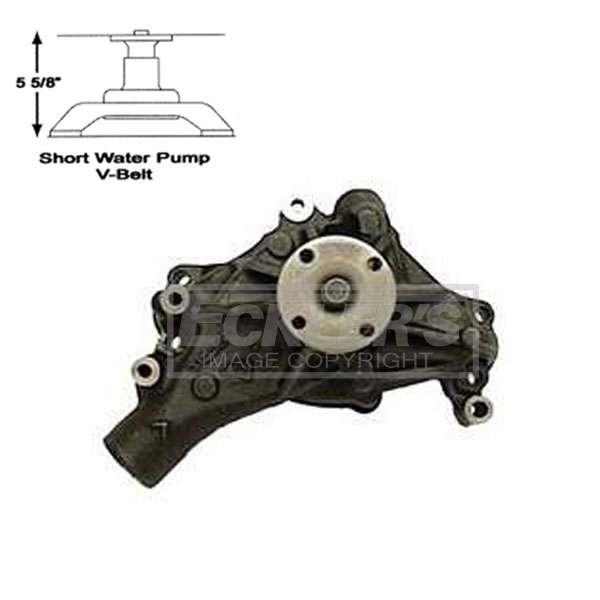 Water Pump, Small Blk,69-76