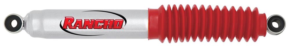 Steering Stabilizer, Silver Liquid Metallic Finish, Includes Red Boot, Single, Each