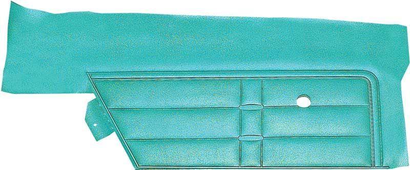 1966 IMPALA & SS 2 DOOR COUPE AQUA/TURQUOISE NON-ASSEMBLED REAR SIDE PANELS