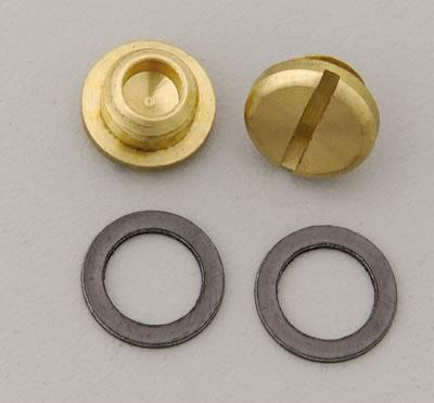 Float Level Plugs, Brass, Holley/Barry Grant Claw Carburetors