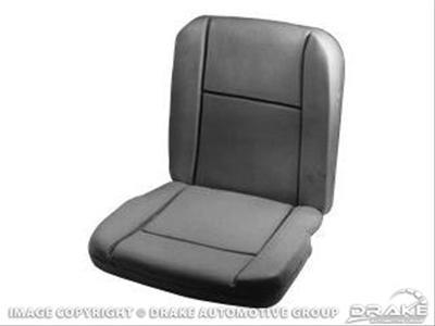 Seat Cushions, Fits High Back Standard Interior, Front, Ford, Each