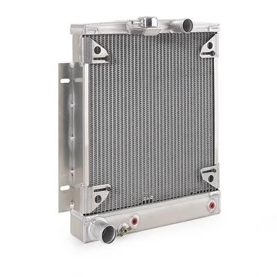Natural Finish Downflow Radiator for Ford w/Auto Trans