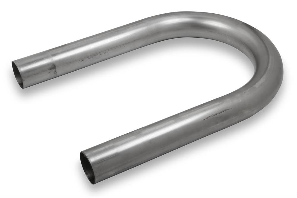 Exhaust Tubing, 180 Degree, Mandrel U-Bend, 6" Radius