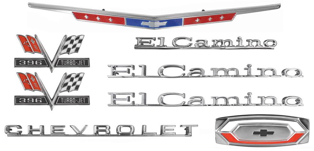 Emblem Kit, 1967 El Camino 396 (Big Block)