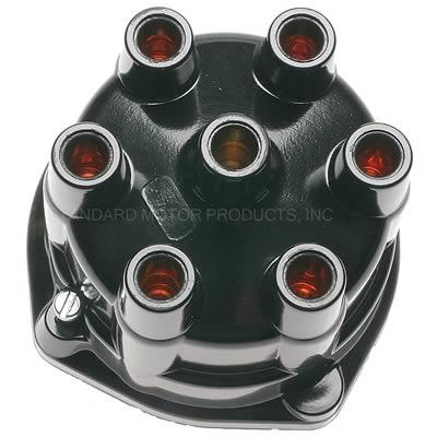 Distributor Cap, Female, Socket-Style, Blue, Screw-Down, 6-Cylinder, Each