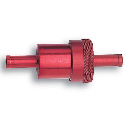 Fuelfilter 8mm, 40 Micron, Red