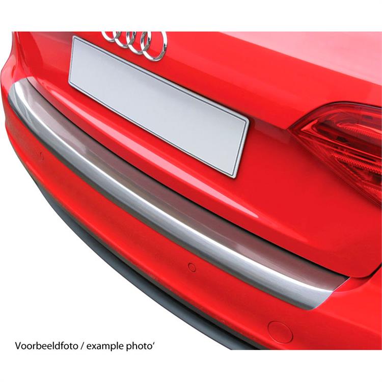 ABS Achterbumper beschermlijst passend voor BMW X1 F48 Sport/X-Line 10/2015-8/2019 'Brushed Alu' Look