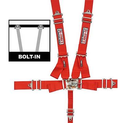 Harness, Complete, Latch, Individual-Type, Bolt-In, Red