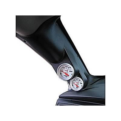 Gauge Pod Whole A-pole Left Black ( 2x52mm )