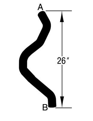 Curved Radiator Hose