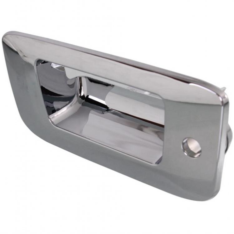 2007-13 Chevrolet, GMC Truck	 Tail Gate Handle Bezel	 With Key Hole	 Without Camera Hole	 Chrome