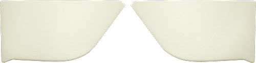 58-9 Bird Qtr Trim Panel/white