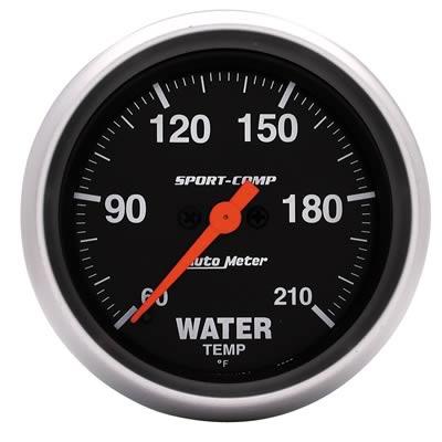 Water temperature, 67mm, 60-210 °F, electric