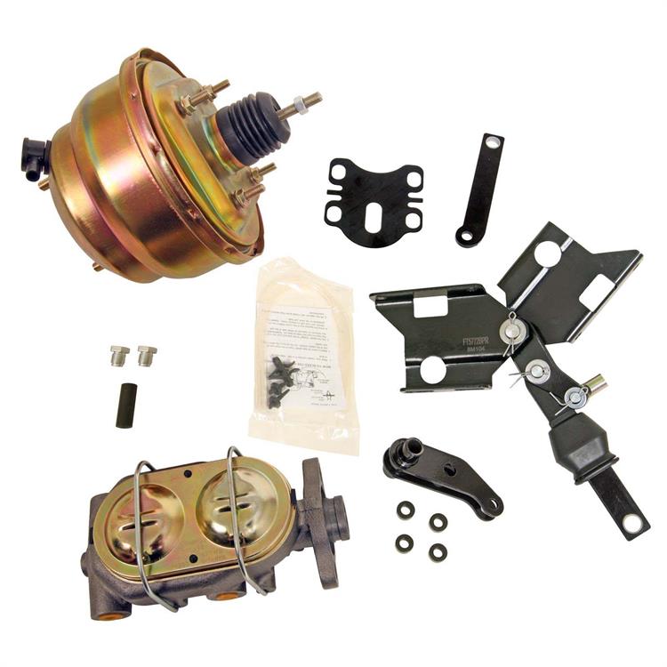 Master Cylinder, Power Brake Conversion, Dual Bowl, Cap, Reservoir, Booster