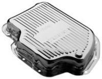 CHROME TRANSMISSION OIL PANS. GM 400 TURBO.