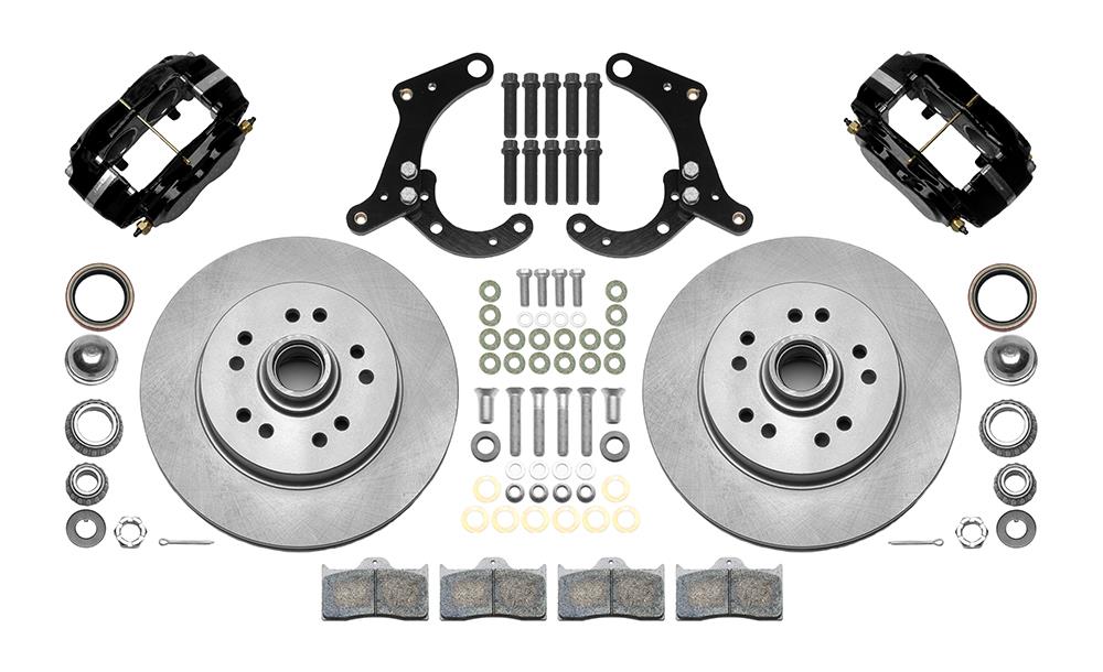 disc brake kit, front, black