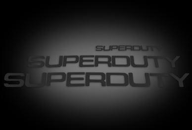 emblem "Super Duty"