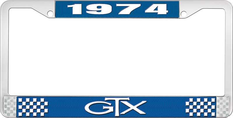nummerplåtshållare 1974 gtx - blå
