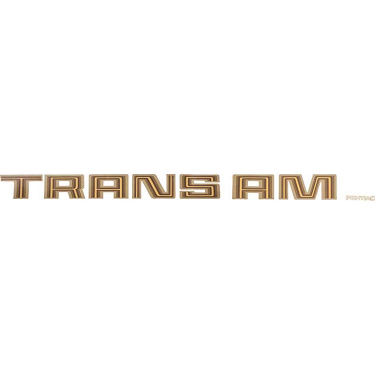 dekal bakre spoiler, Trans AM, guld