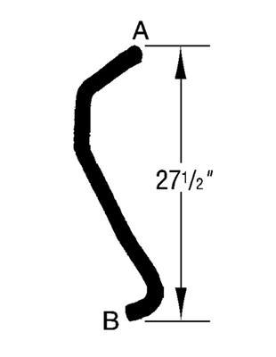 Curved Radiator Hose