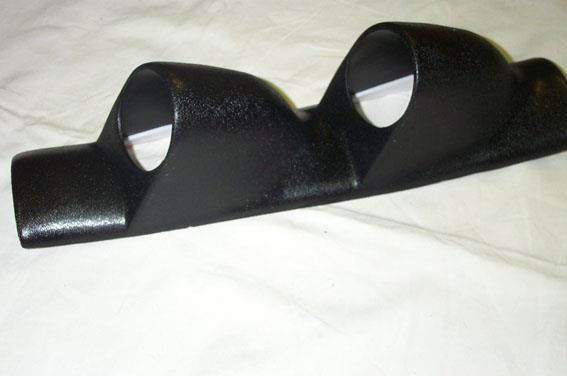 mätarhållare 2 x 52mm (2 1/16") vänster A-stolpe svart