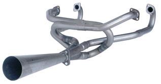 Exhaust System 1 3/4" Full Merge with Air Horn