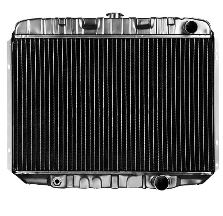 1968-69 Mustang V8/289-351 With Manual Trans 4 Row Copper/Brass Radiator