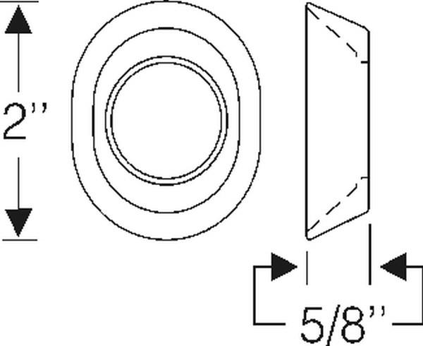 Grommet, clutch & brake pedal