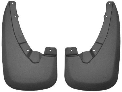 Mud Flaps, Custom-Molded, Front, Thermoplastic, Black