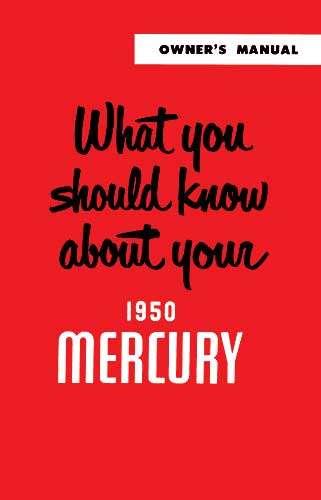 användarhandbok Mercury