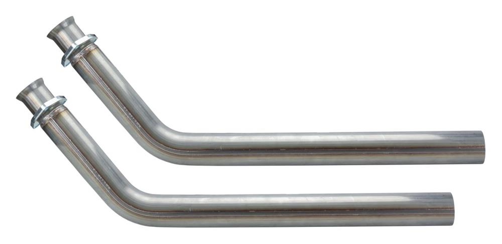 downpipes 2,5", 3-bult, rostfritt