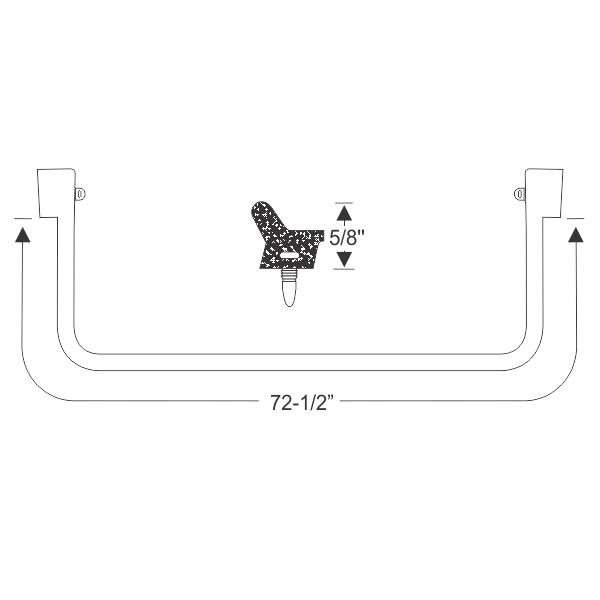 Weatherstrip, wagon tail gate