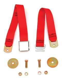 Seat Belt,Rr,Brt Red,55-72