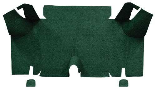 1965-66 Mustang Fastback Loop Carpet Trunk Mat - Dark Green
