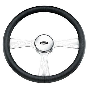 Steering Wheel "heritage Diablo Model" Black Leather 374mm ( 63,5mm Deep )