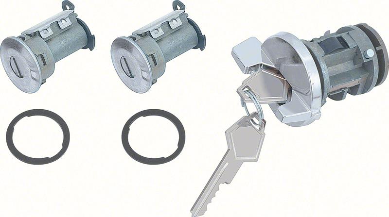 Without Tilt Wheel Ignition / Door Lock Set With OEM Keys