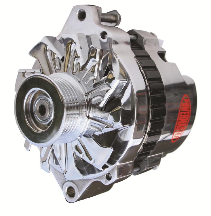 alternator / generator, 105A, 12 volt, Polished