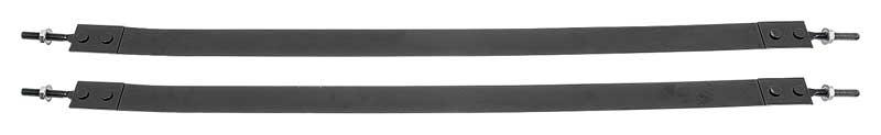 1973-87 GM Truck - Fuel Tank Mounting Straps (25 Gal/Rear Mount) - EDP Coated Steel (Pair)