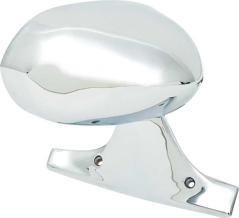 RIGHT HAND CHROME MANUAL BULLET OUTER DOOR MIRROR