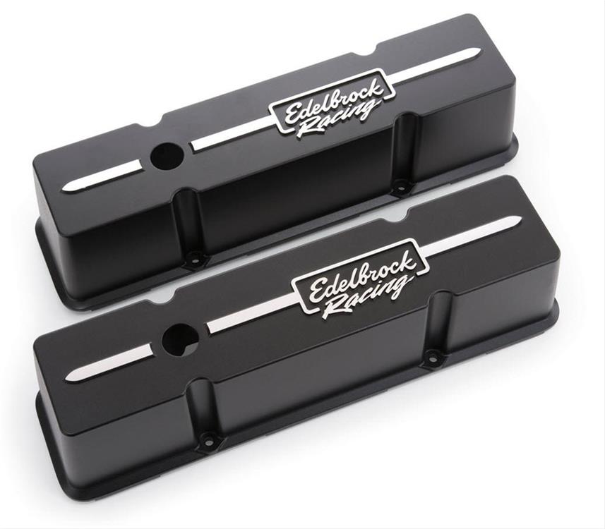Valve Covers, Tall, Black Powdercoated