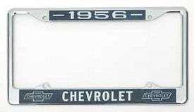 License Plate Frame,Chrm,1956