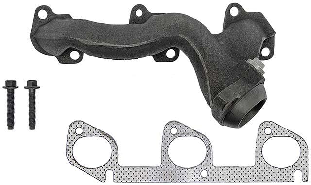 Exhaust Manifold, Cast Iron, Hardware, Gaskets, Ford, Mercury, 4.0L, OHV, Driver Side, Each