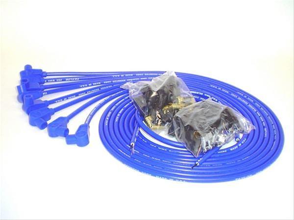 Spark plug wire set, 8mm, blue