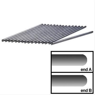 pushrods, 5/16", 244/244 mm, ball/ball