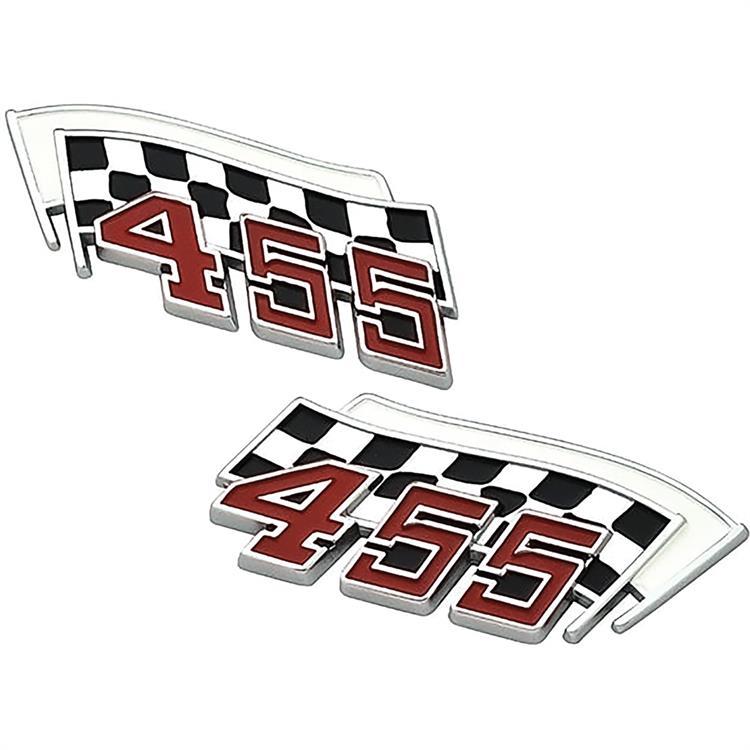 455 Flags Emblem; Fender; Pair