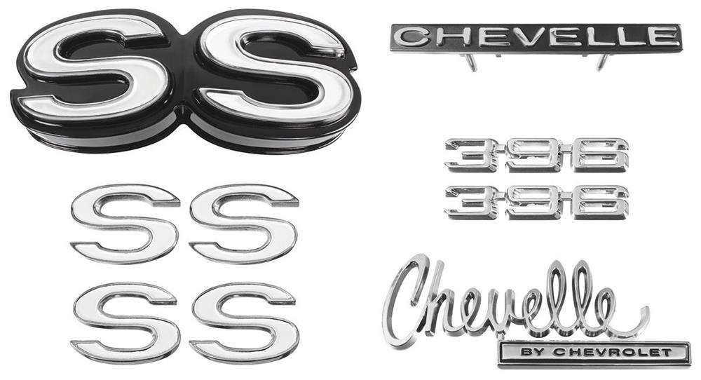 emblemsats, Chevelle SS, 396