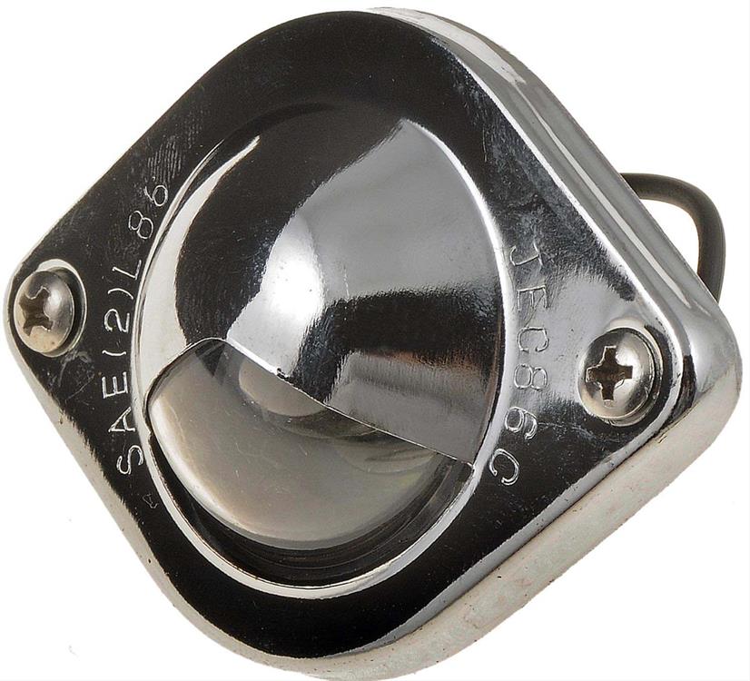 License Plate Lamp, OEM Replacement, Housing, Bulb, Gasket, Lens,