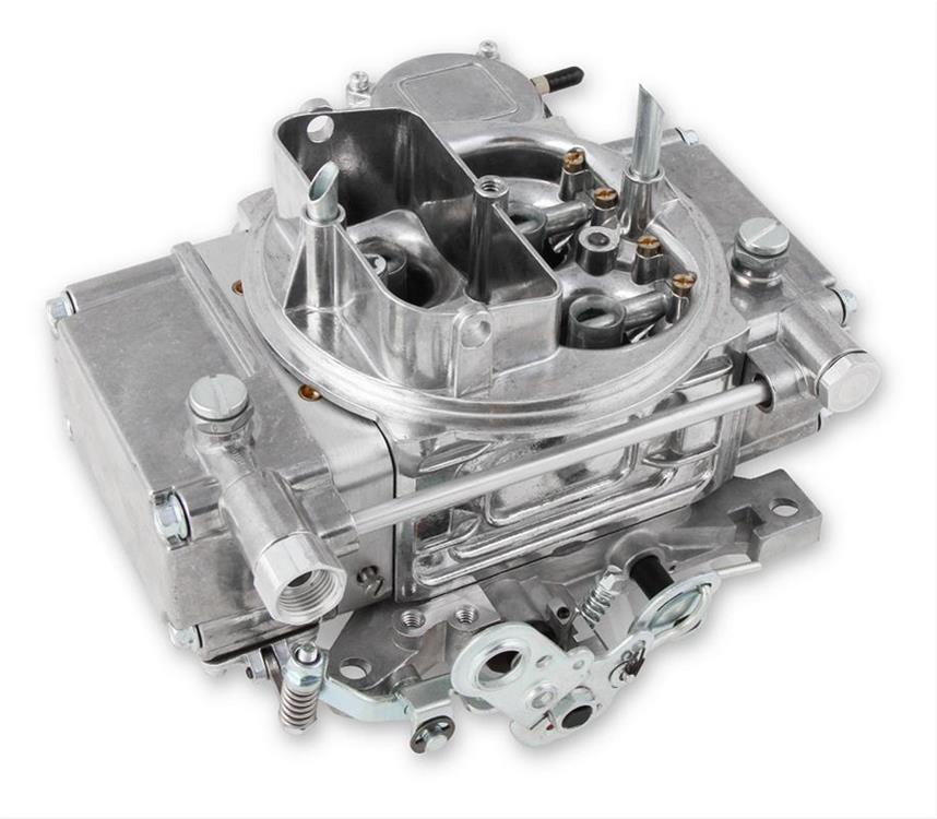 Carburetor, Slayer Series, 450 cfm, Vacuum Secondary, Front Position, Tunnel Ram, 4-Barrel, Square Bore, Tumble Polished