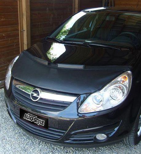 Motorkapsteenslaghoes passend voor Opel Corsa D 2006-2010 zwart